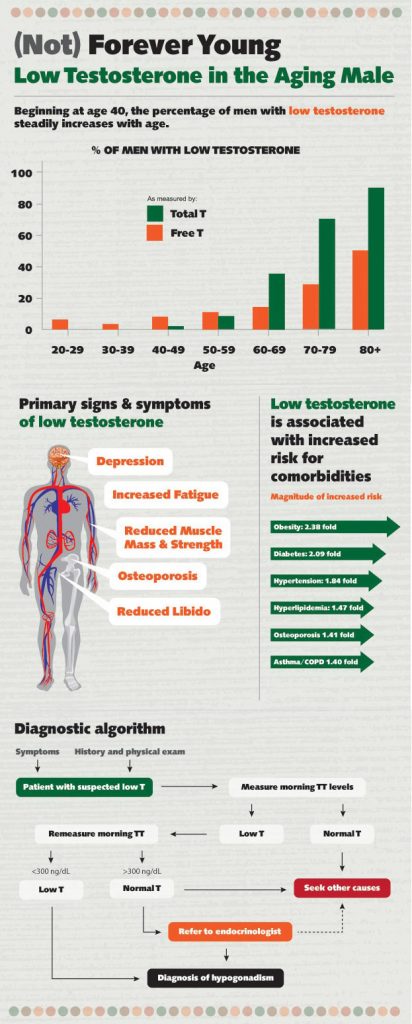 Low Testosterone Infographic - Quick And Easy Guide To Low T